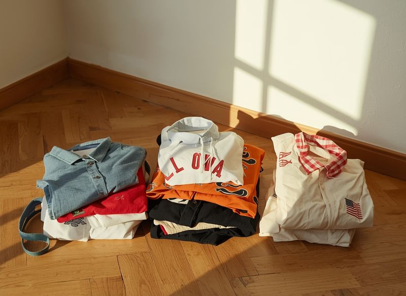 服を3つのグループに分ける