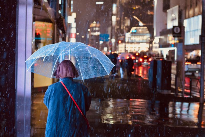 天気予報と服の組み合わせ